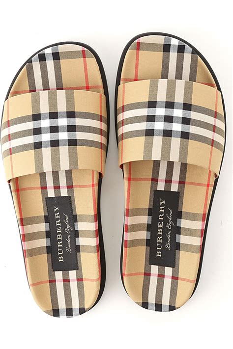 burberry mens slides|burberry slippers for men.